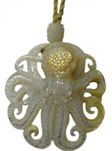 Shell Octpus Pendant Necklace