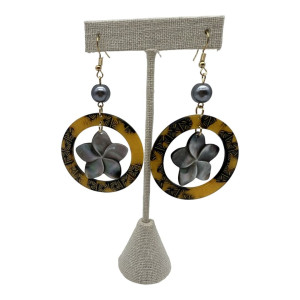 Turtle Shell Earrings