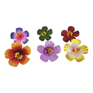 Bright Hibiscus Hairstick