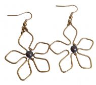 Plumeria Wire Earrings